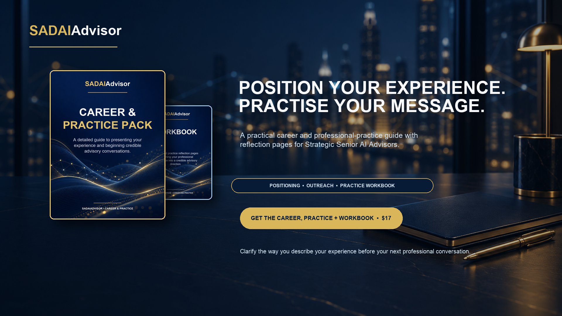 SADAIAdvisor Career Practice Pack product mockup