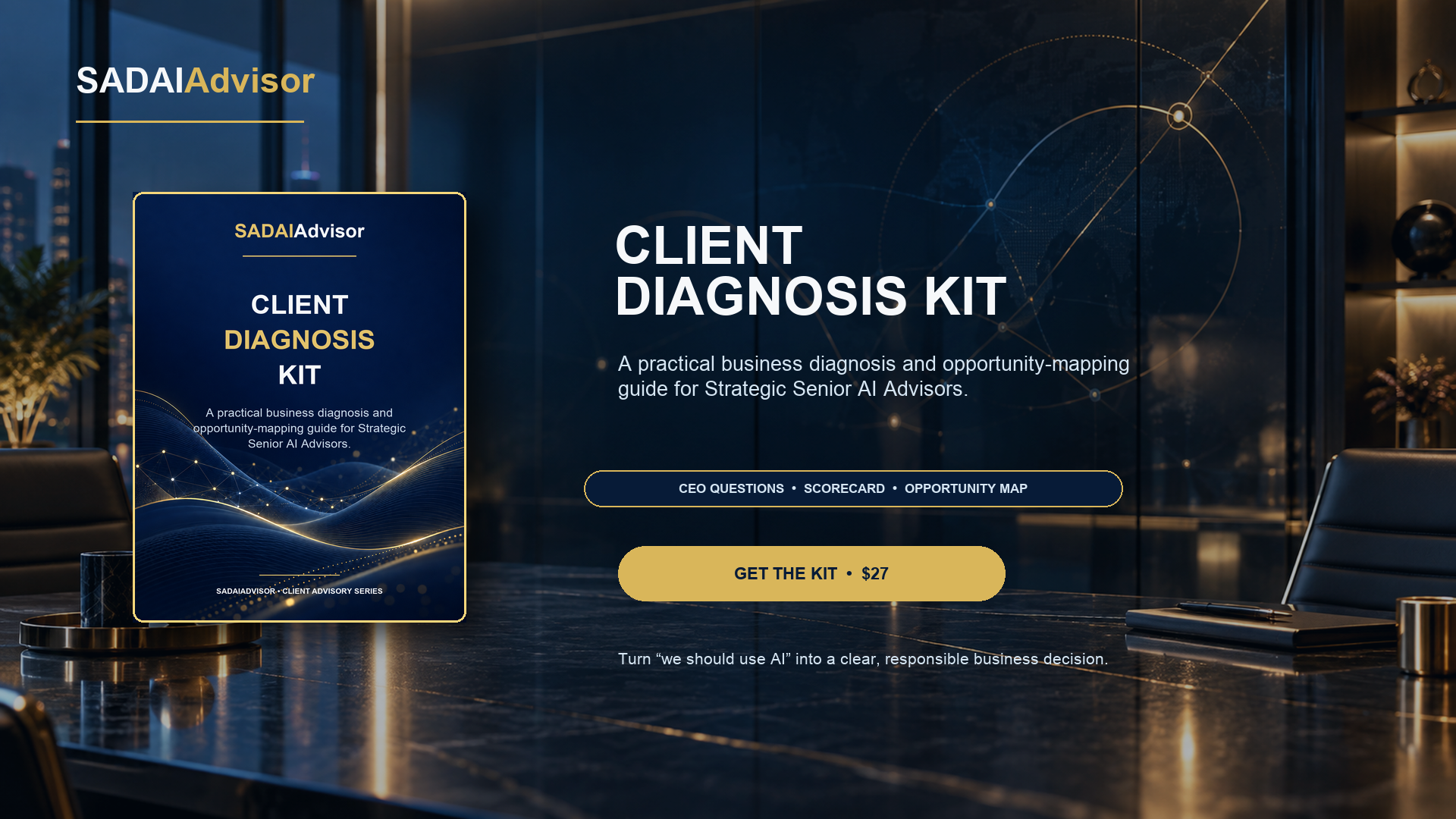 SADAIAdvisor Client Diagnosis Kit product mockup