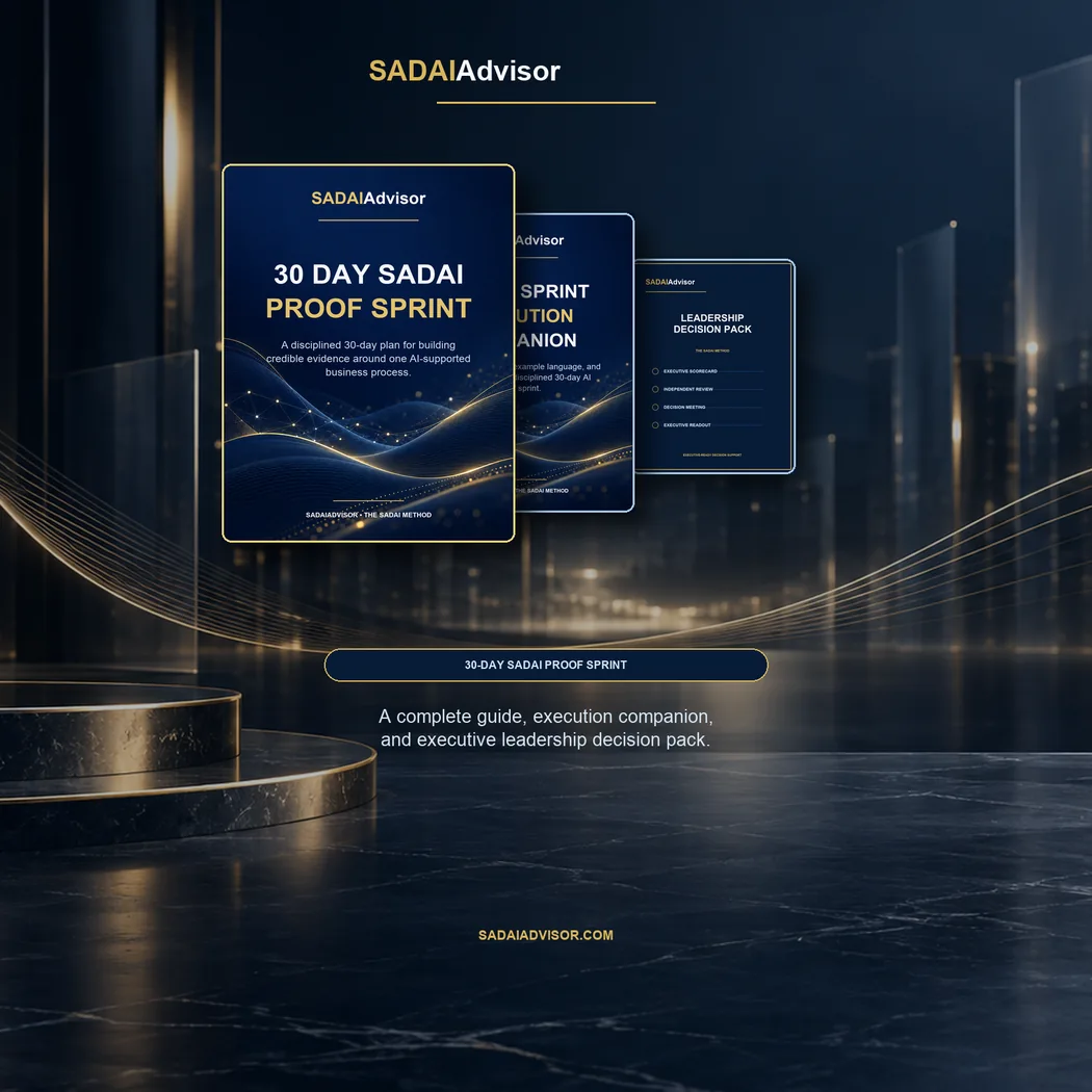 30 Day SADAI Proof Sprint product artwork